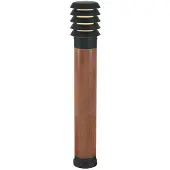 Franssen Lampe de terrasse rurale Selhalm 85cm noir avec bois