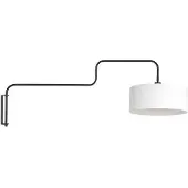 Steinhauer Applique murale Bloeba noir avec capuche blanche