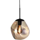 Masterlight Lampe suspendue Lava 1x verre doré Ø 24cm