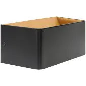 Highlight Spot apparent design Stretto M noir avec or