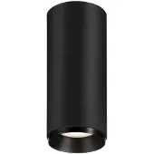 SLV NUMINOS section de phase Indoor LED Plafonnier apparent Dimension : 6,5 x 16,2 cm, Couleur : noir/noir, Température de couleur : 4000 Kelvin, Angle de rayonnement : 24 degrés
