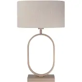 Highlight Lampe de table Verona brun sable 48cm