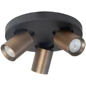 Highlight Spot monté en surface Oliver Bronze 3 lumières