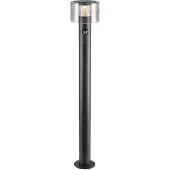 SLV Lampe de jardin Taha 90cm noir avec capteur