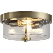 Searchlight Plafonnier Preston Laiton antique