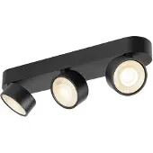 SLV Spot monté en surface Kalu 2.0 triple noir 2700K