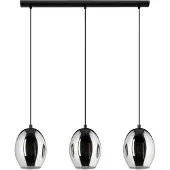 Eglo Lampe pendante à 3 lampes Cadaques Noir