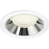 SLV Spot encastré Numinos XL blanc/chrome 4000K - 55 deg