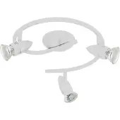 Eglo Emplacement monté en surface Magnum-Led Blanc à 3 lumières