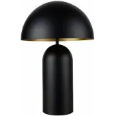 Artdelight Lampe de table Best Ø 25cm noir avec or