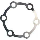 Elvedes Inox Rondelle 8 unités Argent 0.1 mm Argent 0.1 mm