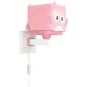 DALBER Veilleuse murale Pink Owl