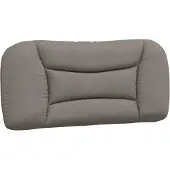 vidaXL Coussin de tête de lit "Hvar" Taupe 90 cm Tissu