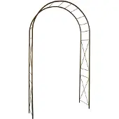 Praxis Arche Tube Rond 20mm Losange Fer Vieilli Dim.130x40x250cm