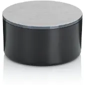 kela Tilda boîte à cosmétiques avec miroir, diamètre 13,5 x 7 cm, noir