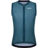 Santini Opal Sleeveless Jersey Bleu L Homme