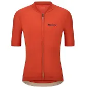 Santini Sensation Short Sleeve Jersey Orange L