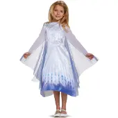 Disguise Snow Queen Elsa (128 Cm) Custom Bleu Enfants