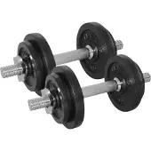 Tunturi Jeu d'haltères 2x 10 kg