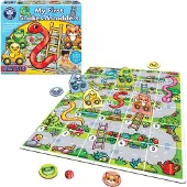 Orchard Toys Jeu de société Snakes and Ladders MES PREMIÈRES COUPES ET ÉCHELLES