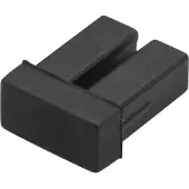 StarTech.com .com Bouchons anti-poussière LC SFP - 10 pièces - Bouchons de protection pour fibre optique - Bouchon SFP - Enveloppe de protection - Noir (pack de 10)