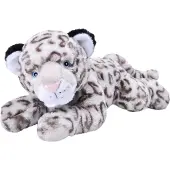 Wild republic Ecokins Snow Leopard Teddy 30 Cm Gris Enfants