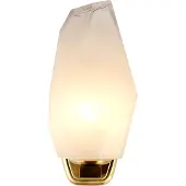 Searchlight Applique murale Rocky avec verre blanc