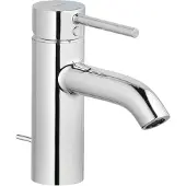Kludi BOZZ Mitigeur monocommandé pour lavabo, hauteur de bec 75mm, avec garniture de bec en métal, chrome, 382700576