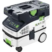 Festool CTLC MINI I-Plus Aspirateur sans fil mobile 36 V ( 2x 18 V ) classe de poussière L ( 577670 ) + 4x batterie 5,0 Ah + chargeur double + Systainer