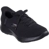 SKECHERS pour femme. 150263 Slip-ins Summits New Daily shoes black (37), Noir, Plat, Lacets, Casuel