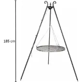 FarmCook Grille en acier sur Trépied-Ø 50cm--