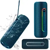 Krüger&Matz Bluetooth 5.0 IPX5 USB AUX 20W RGB Haut-parleur sans fil Kruger&Matz Street