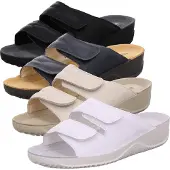 Rohde Sandales Femmes Mules Cogs Largeur F Soltau-40 1940, Taille:37 EU, Couleur:Blanc