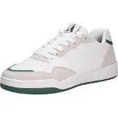 SKECHERS Baskets basses beige clair / vert foncé / blanc