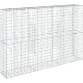 vidaXL Gabion avec couvercle 300x50x200 cm Fer galvanisé
