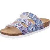 Rohde Mule 'Pantolette Damen 5620/55 Echtleder in blau' bleu