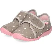 Superfit Chaussons - Tacheté - Gris/Rose av. Étoiles - - 25 - Chaussons