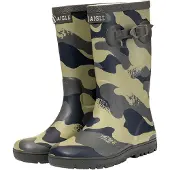 Aigle Bottes en Caoutchouc - Woody-Pop PT 2 - Camou Kaki - - 35 - Bottes en Caoutchouc
