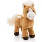 Nici Doudou cheval brun Holly K. Pony 17cm GREEN debout