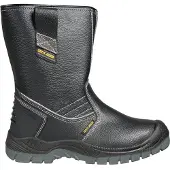 Safety Jogger SI6100360 Sicherheitsstiefel mit geripptem Absatz und Warmfutter schwarz (S3, 36)