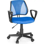 Hjh OFFICE Chaise De Bureau Enfant / Siège De Bureau Enfant Kiddy Cd Tissu Maille Turqouise