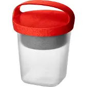 Koziol BUDDY Boîte à goûter avec couvercle - 0,5 l -rouge