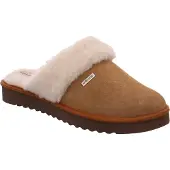 Rohde Pantoufles pour femmes en cuir velours Maiori 6770, taille : 37 EU, couleur : marron