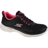 SKECHERS Femmes, Baskets, Go Walk 6 - Un noir lumineux à couper le souffle, Noir, (36)