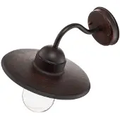 LINDBY Luminaires d'extérieur , Filip, dimmable, Brun / rouille, Terrasse, Métal, Moderne