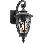 Kichler Applique d'extérieur classique, noir texturé, E27, 60 W, Admirals Cove,