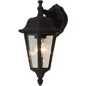 LINDBY Luminaires d'extérieur , LAMINA, dimmable, Brun / rouille, Balcon, Verre, Ancien