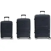 Gabol Ensemble de bagages 'Midori' bleu foncé / noir