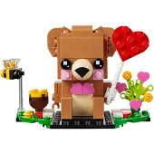 LEGO BrickHeadz - L'ours de la Saint-Valentin - 40379