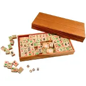 Philos Mah Jongg avec chiffres arabes en bois